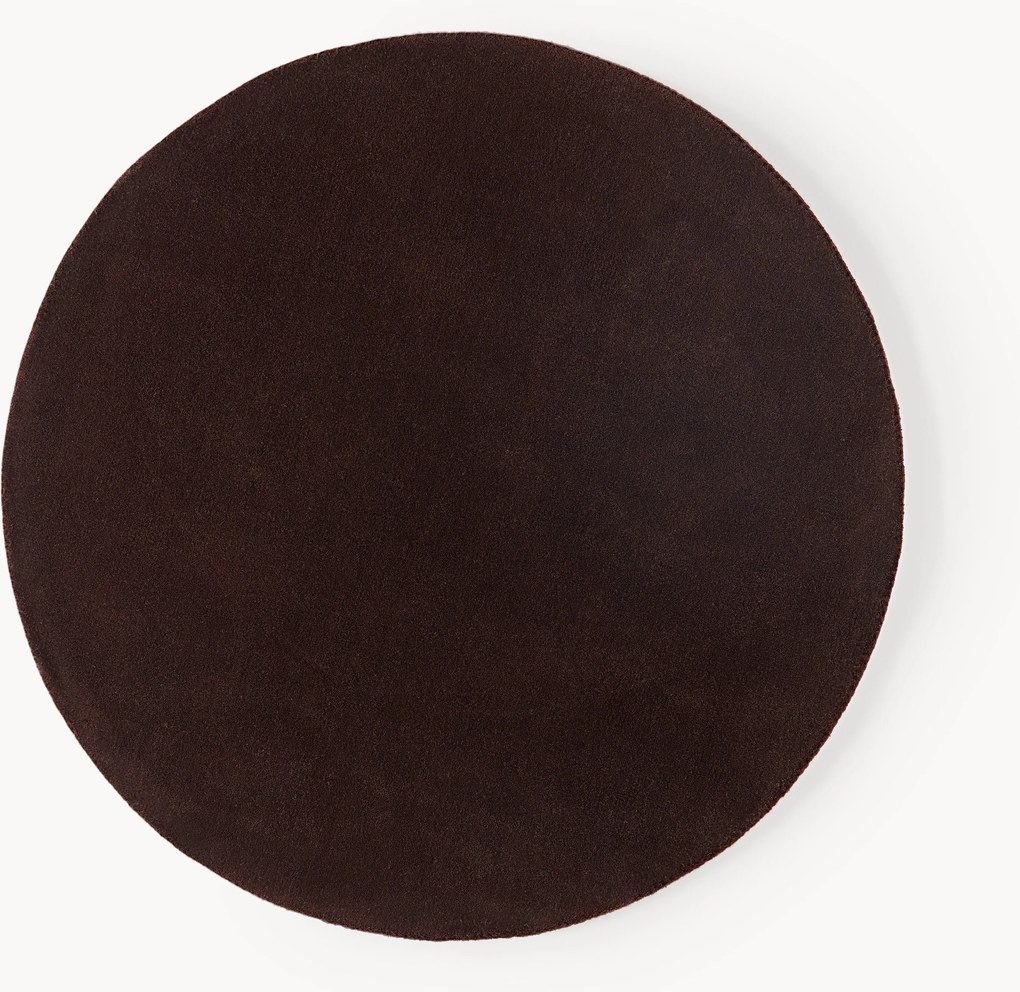 Rond wollen vloerkleed Zayne, handgeweven