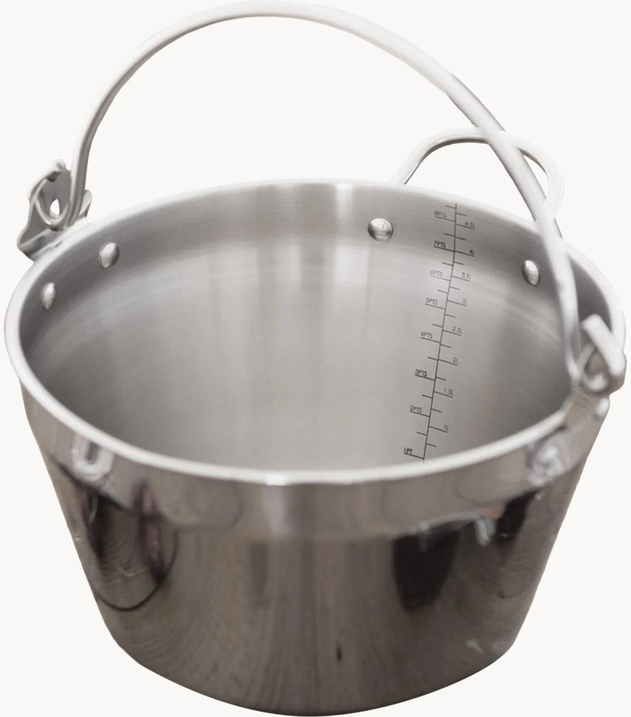 Mini marmeladepan Home Made van edelstaal