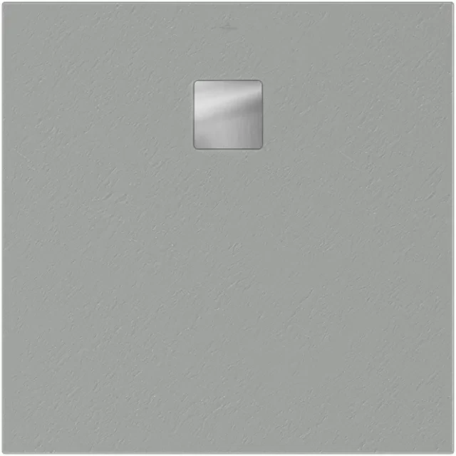 Villeroy & Boch Excello douchevloer 90x90cm polyurethaan/acryl nature grey uda9090exc1v-3n