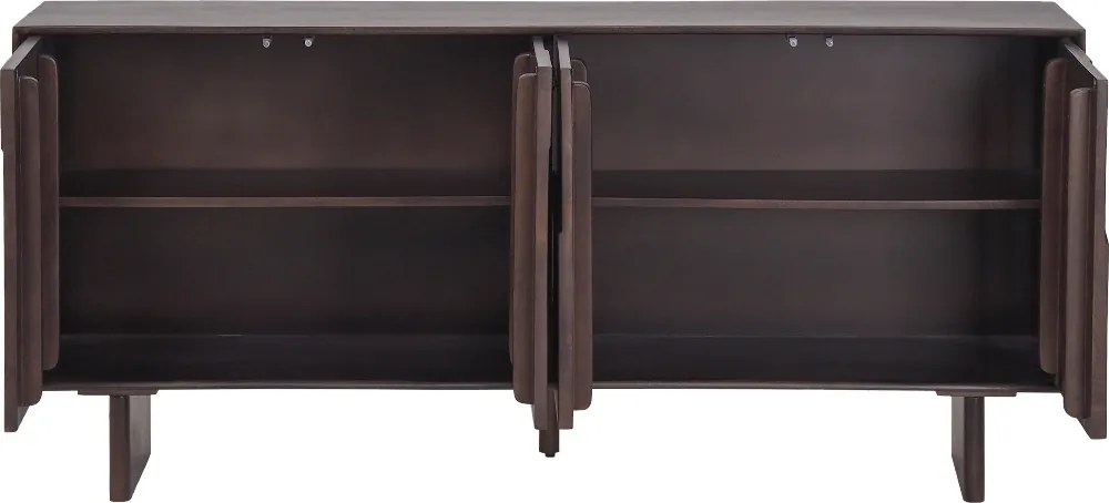 Dressoir Met Organisch Patroon - 170x40x76cm.