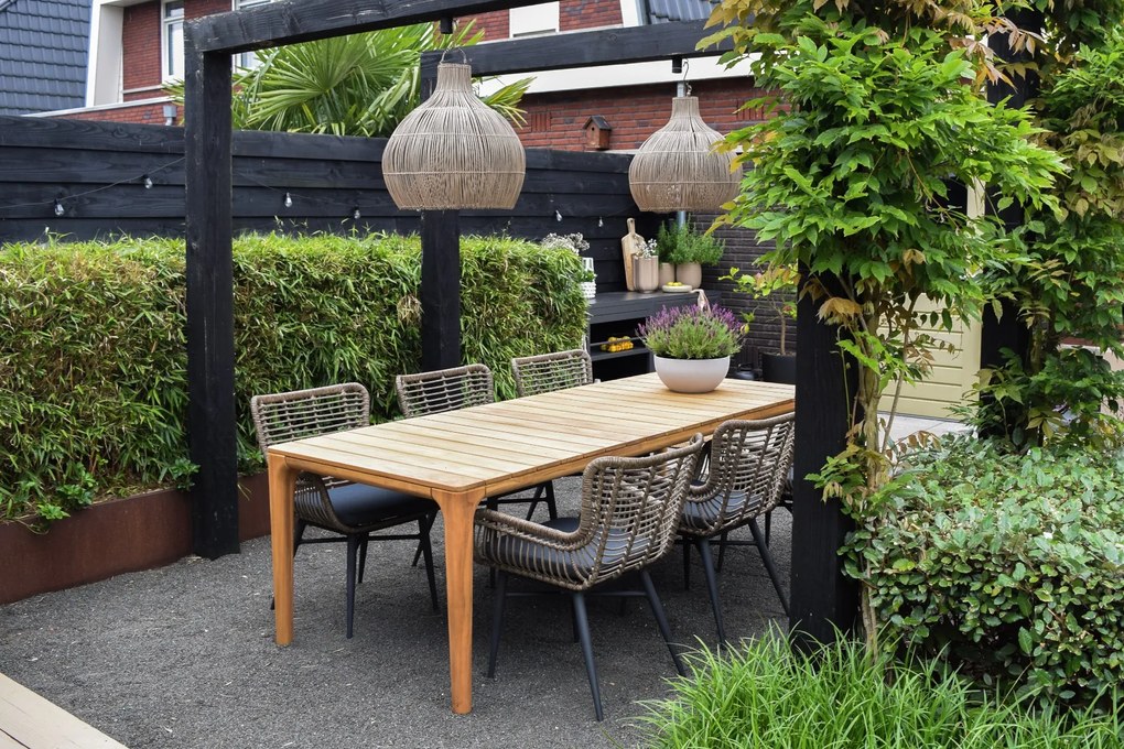Jasmine - Natural / Liam tuinset - 240x100 cm.