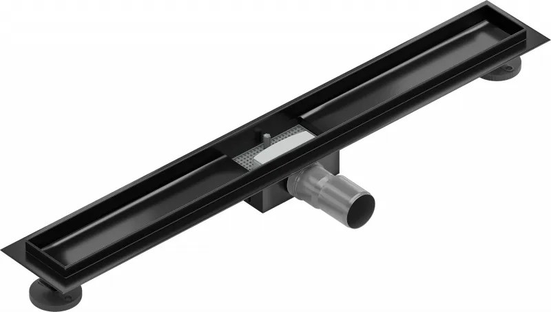 Mexen Flat behuizing voor lijnafvoer 70 cm, zwart - 1715070