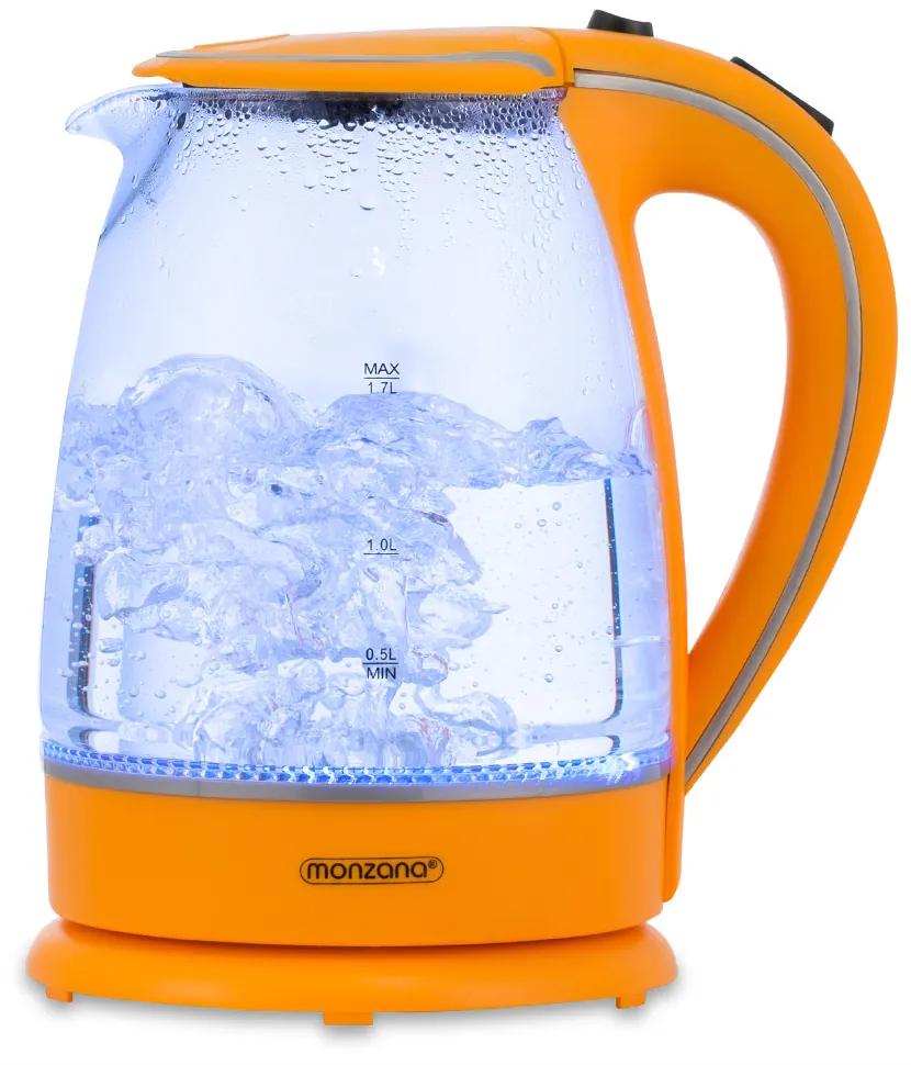 Deuba Waterkoker Oranje Glas 1,7L