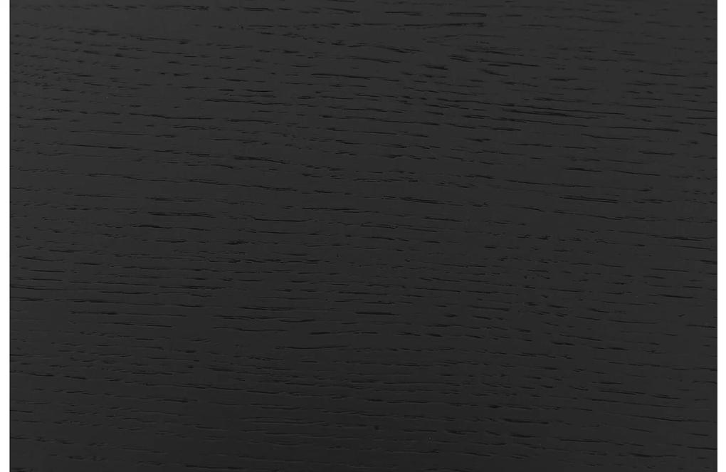 Goossens Salontafel Saya organisch, hout eiken zwart, modern design, 79 x 36 x 61 cm