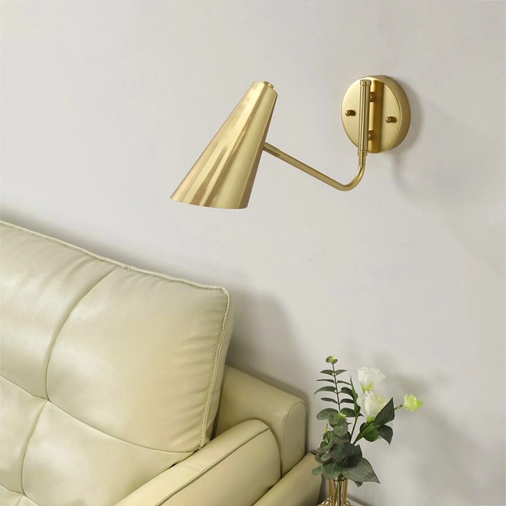 WANDLAMP APP1138-1W GOUD