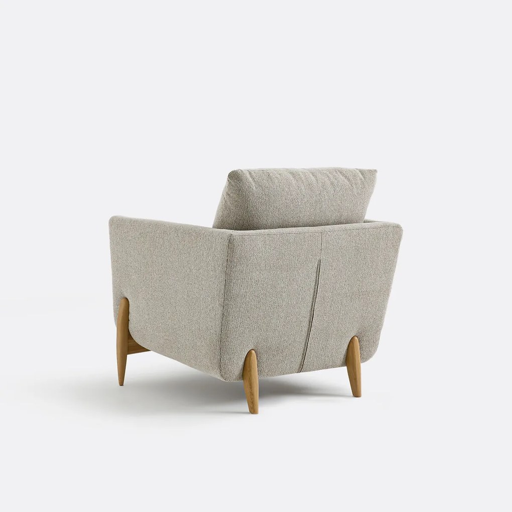 Fauteuil in gevlekte structuurstof, Cejjy