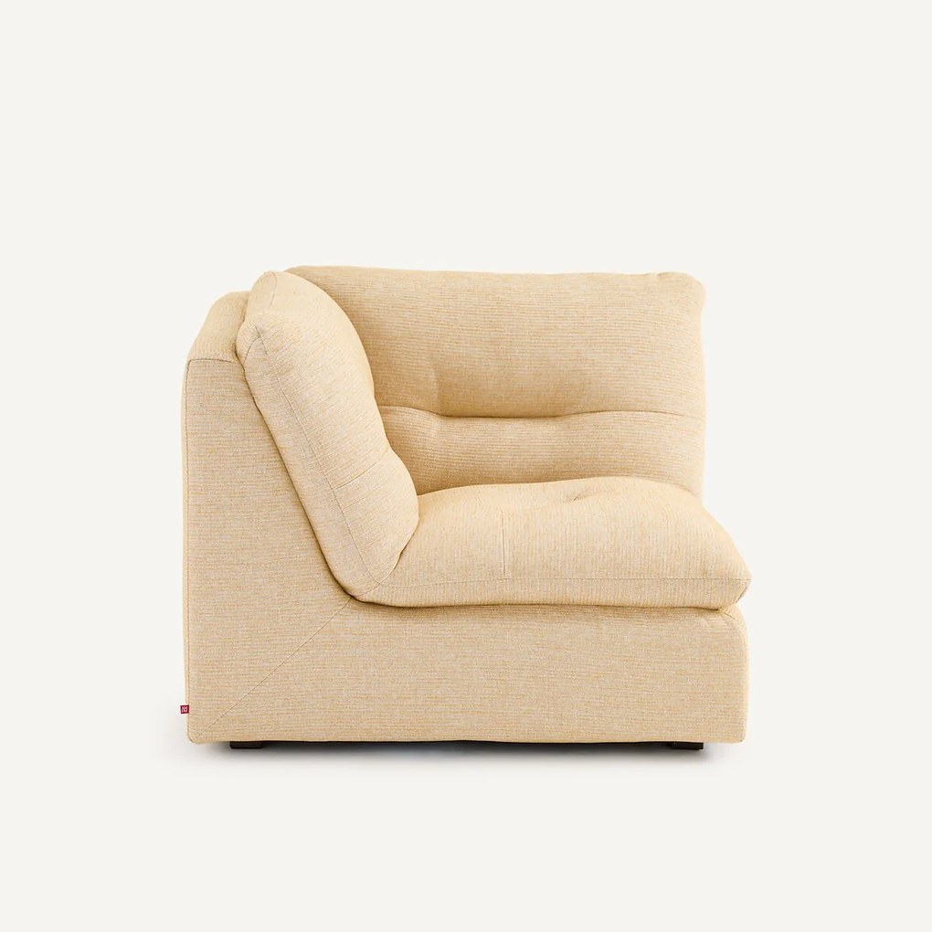 Modulaire 90° hoek in gerecycled katoen, GIULIANO