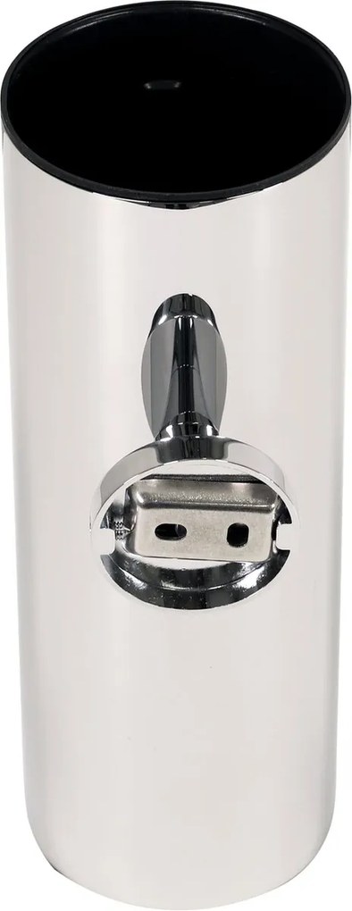 Plieger Vigo toiletborstel met deksel chroom