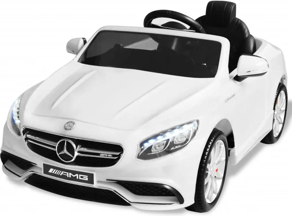 Elektrische speelgoedauto Mercedes Benz AMG S63 12 V wit