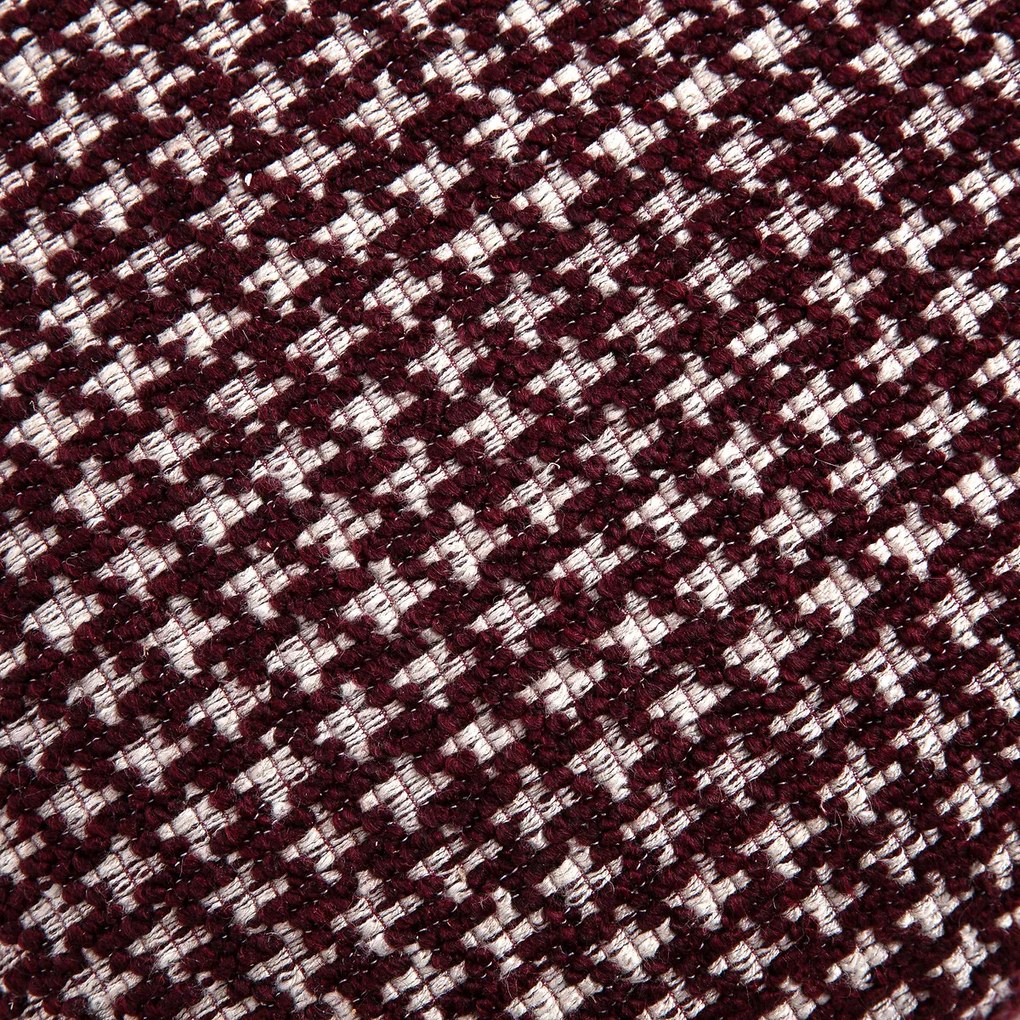 Jacquard pied-de-poule poef, CLEOPHEE