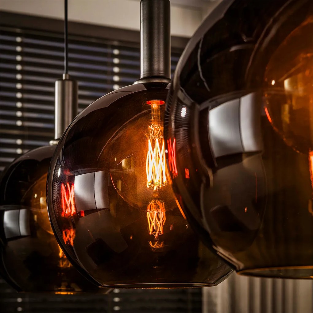 Hanglamp Tricolore 3-lichts Bruin