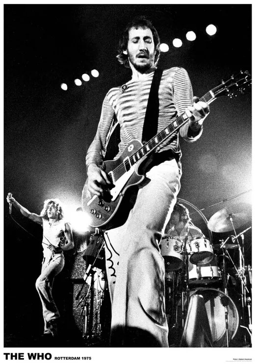 Poster The Who - Pete Townsend Rotterdam 1975