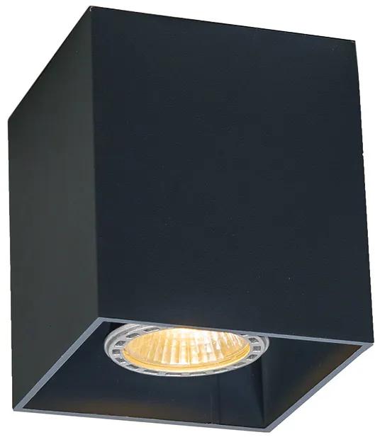 Moderne Spot / Opbouwspot / Plafondspot zwart - Qubo Design, Modern GU10 kubus / vierkant vierkant Binnenverlichting Lamp