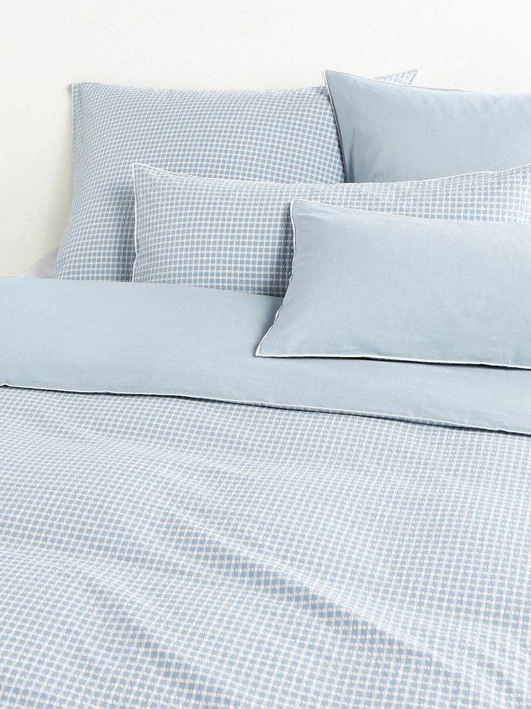 Seersucker dekbedovertrek Davey