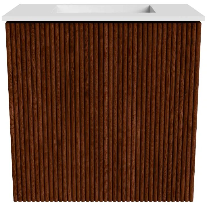 Mondiaz Joya 40cm toiletmeubel ruby met wastafel faye midden zonder kraangat talc