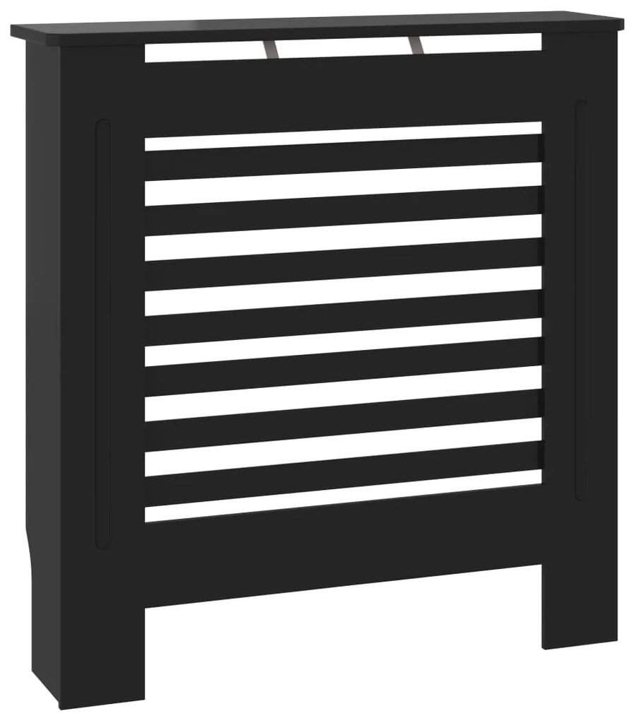 vidaXL Radiatorombouw 78 cm MDF zwart