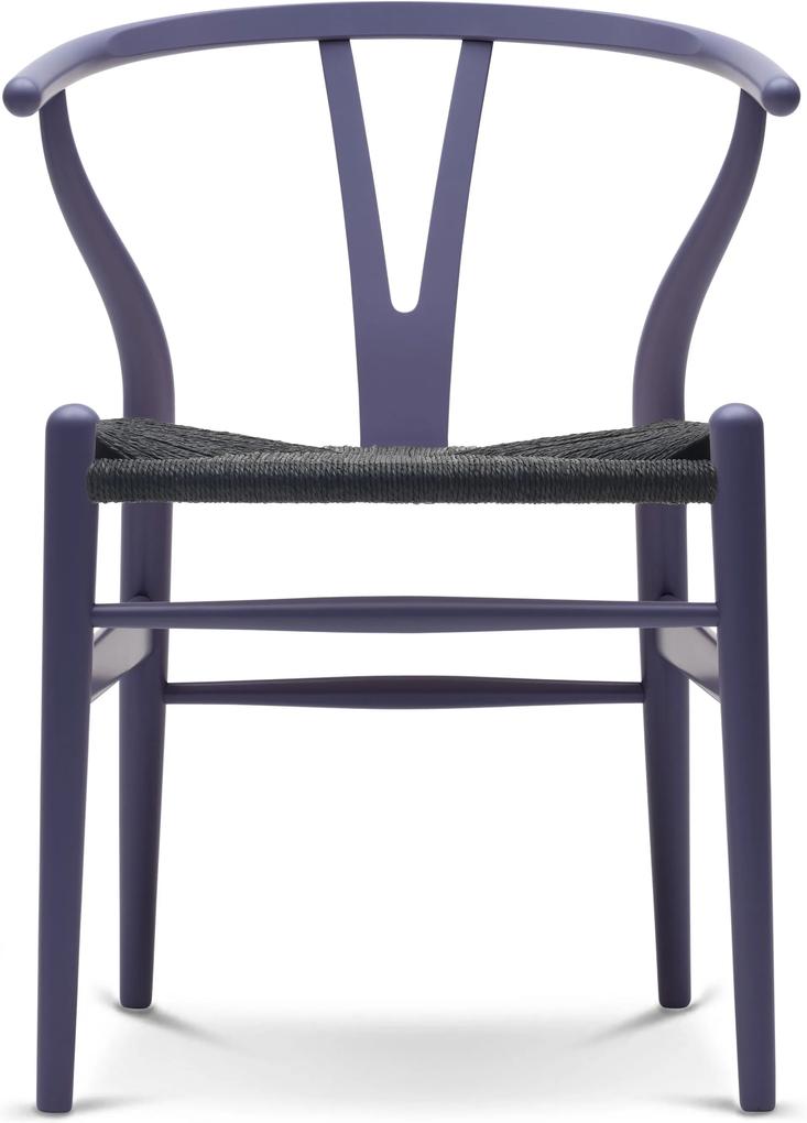 Carl Hansen & Son CH24 Wishbone stoel Colours Black Purple Blue