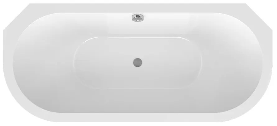 Polysan Viva Monolith hoekbad wit 170x75x60cm