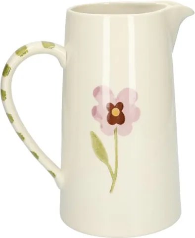 Kan, steengoed, viooltjes, 1,75 liter