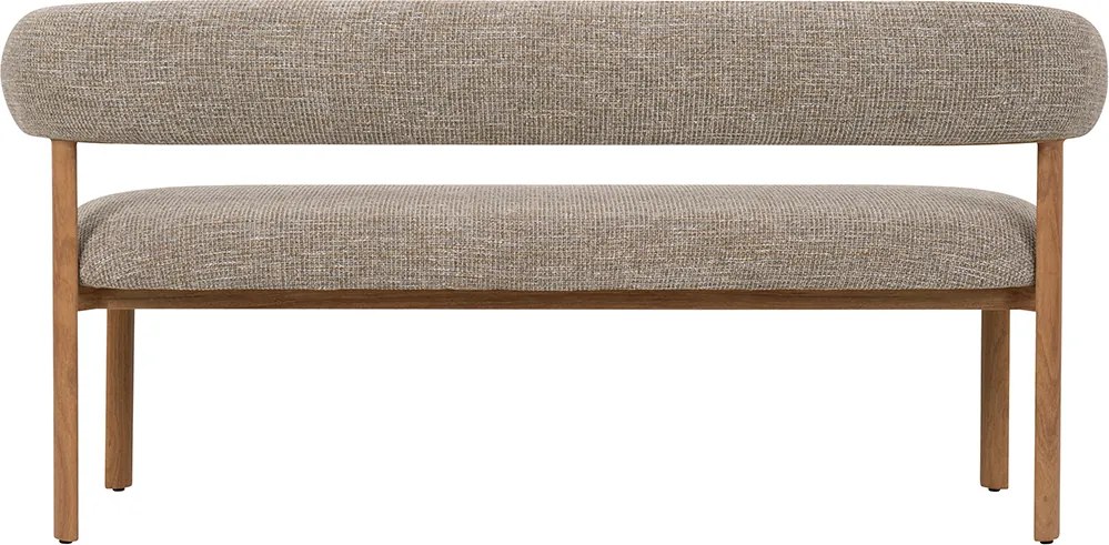 Eetbank Eiken Met Grove Stof 160 Cm