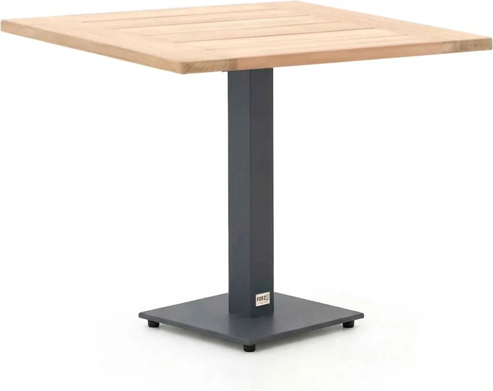 + 15% kassakorting | Tuin eettafel Forza  | Vierkant  | Tuintafel Teakhout | 70x70cm | 2 personen | Kees Smit Tuinmeubelen