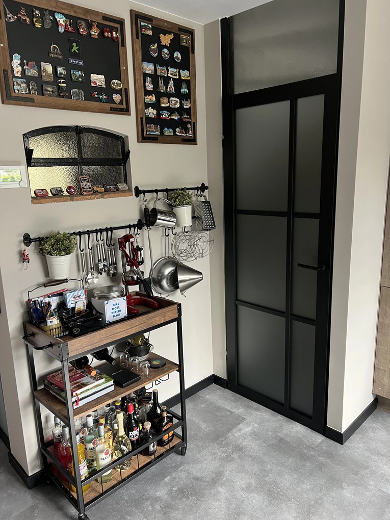 Binnendeur Nova Design | NDB906 opdek afgelakt zwart