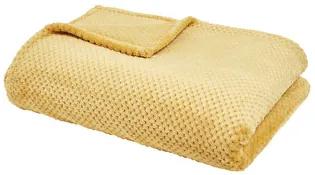 Plaids, deken Geel Today  Plaid XL #1 Honey 150/200 Polyester TODAY Essential Ocre