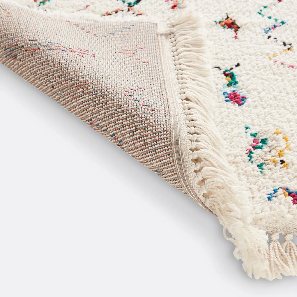 Gekleurd vloerkleed voor in de hall, in berber stijl, Miro