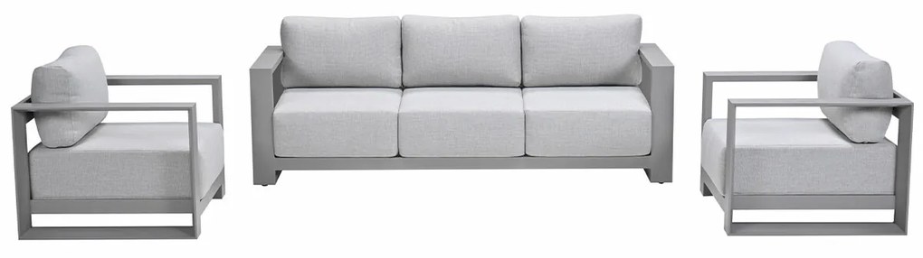 Garden Impressions Malakka loungeset 3 - delig taupe/valley sand