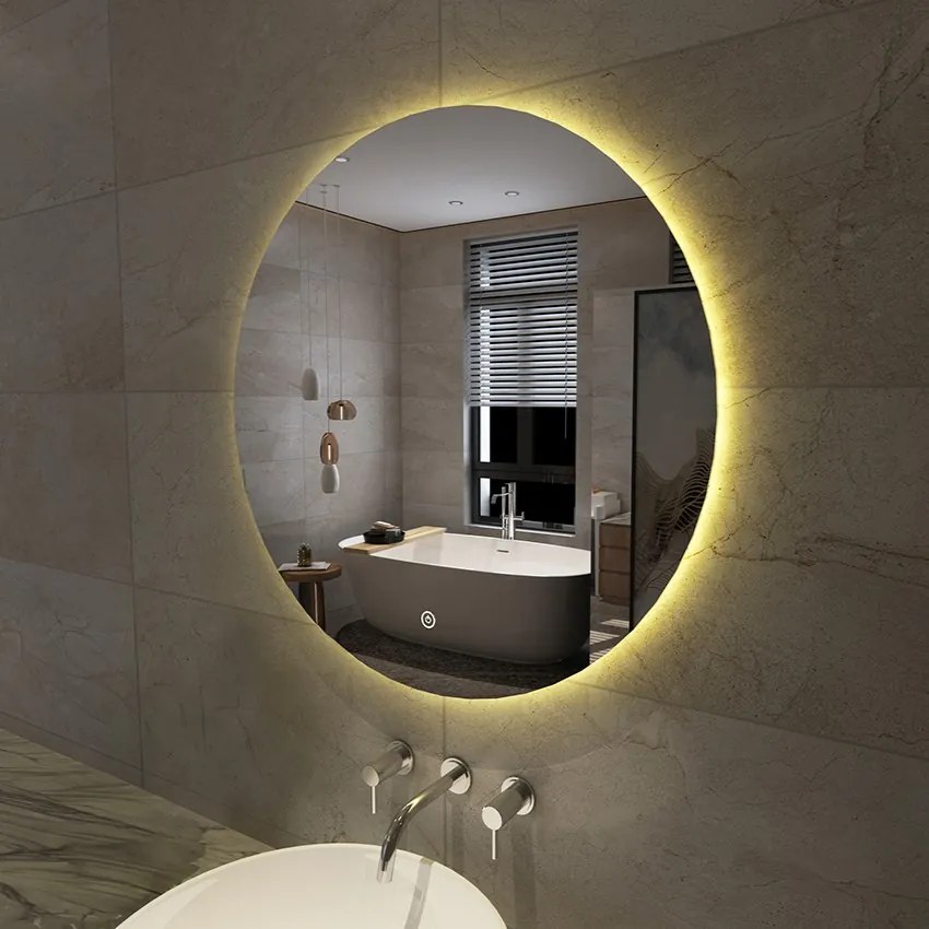 Mueller Cody ronde spiegel 80cm met verlichting en verwarming