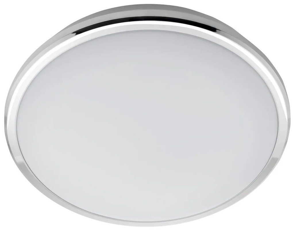 Sapho Silver ronde plafondlamp 28cm koud wit licht chroom