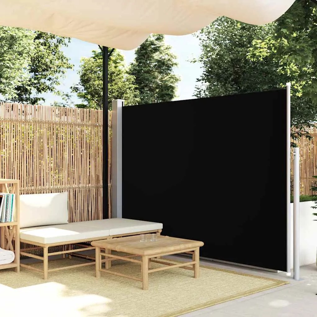 vidaXL Windscherm uittrekbaar 160x500 cm blauw