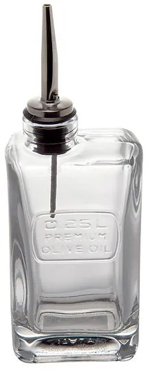 Olieflesje, rechthoekig, 0.25 l