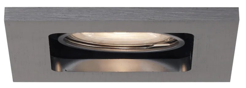 Set van 6 Moderne inbouwspot gunmetal GU10 50mm rond kantelbaar - Qure