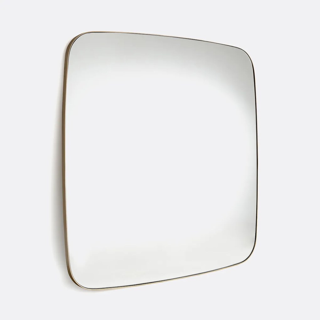 Vierkante spiegel in metaal 90x90 cm, Iodus