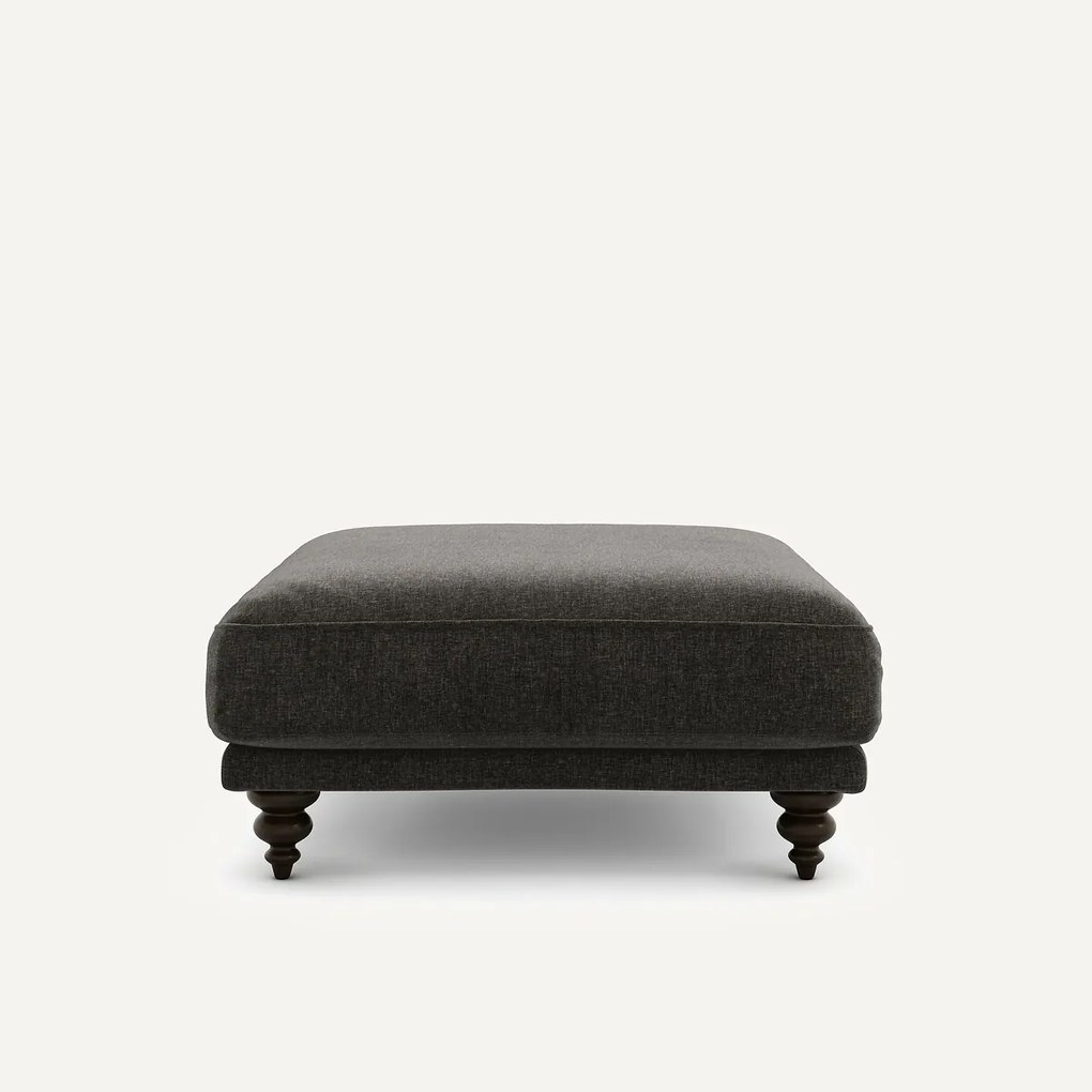 Voetenbank van fluweel chenille, Lazare