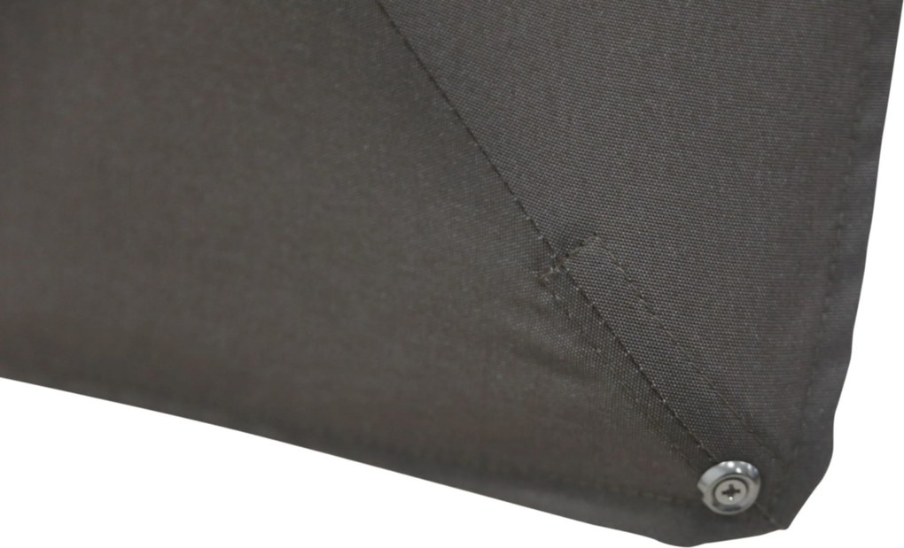 Zweefparasol 3x3.5m S2 Excellent Mocha (excl. voet) Taupe-naturel-bruin Camello Luna