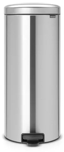 Brabantia NewIcon Pedaalemmer - 30 liter - kunststof binnenemmer - matt Steel 114380