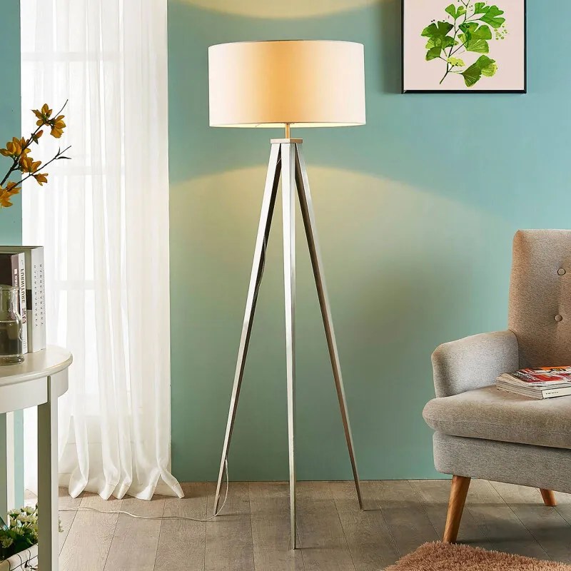 Mooie driepoot-vloerlamp Benik - lampen-24