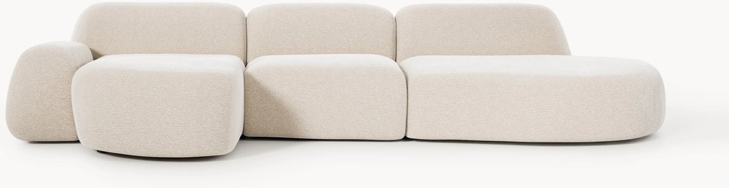Modulaire hoekbank Wolke (4-zits) met chaise longue