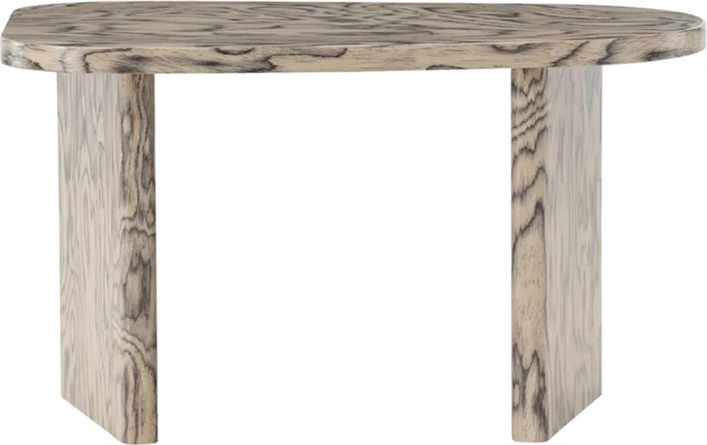 Kleine Organische Salontafel Grijs - 45 X 70cm.