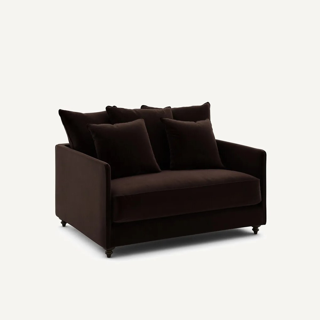 2-zits omvormbare bank van fluweel, Lazare