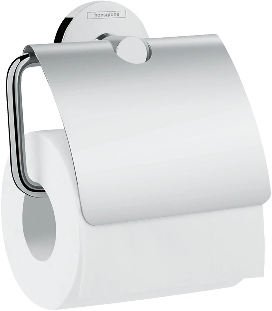 Hansgrohe Logis Universal toiletrolhouder met klep chroom