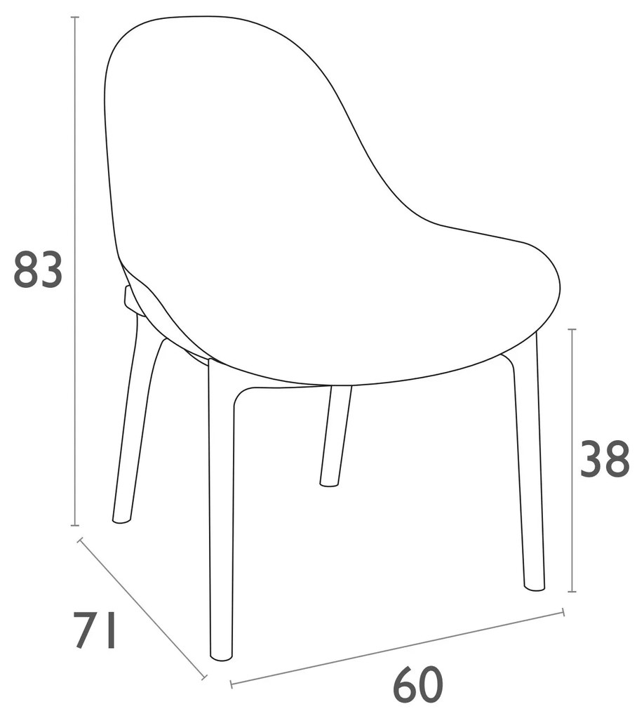 Siesta Exclusive Tuinstoel - Sky Lounge - Zwart - Siesta Exclusive