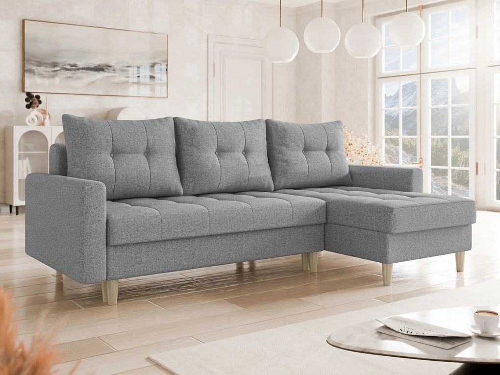 Hoekbank Boulder 100, Aanwezig, Aanwezig, 222x140x90cm, 100.5 kg, Poten: Hout