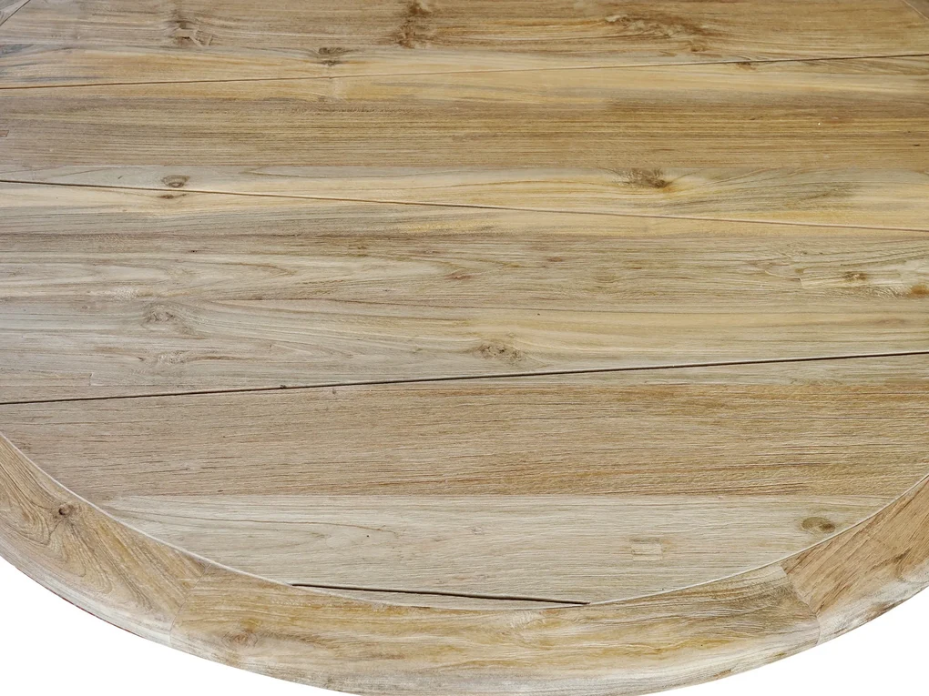 Rond Tuintafel  - Teak/Aluminium - Ø130 cm - Malta - SenS-Line