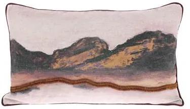 Printed Mountain Landscape Sierkussen
