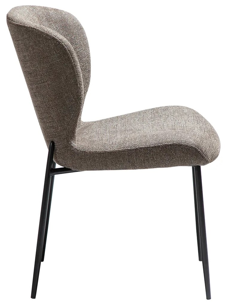 Dan-Form Glory Luxe Eetkamerstoel Bruin Boucle