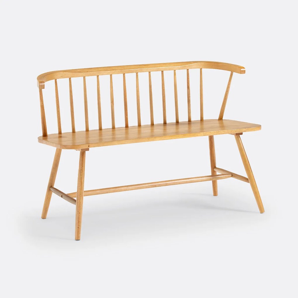 Massief hevea spijlenbank, Jyko