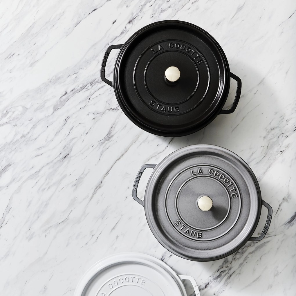 Staub La Cocotte Cocotte 24 cm / 3,7 l, Rond, Zwart - La Cocotte - Staub